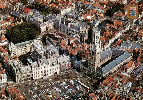 AK / Ansichtskarte Brugge_Bruges_Flandern Stadtzentrum 