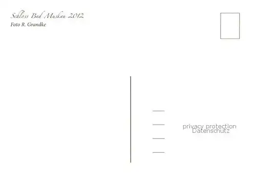 AK / Ansichtskarte Bad_Muskau_Oberlausitz Schloss Bad_Muskau_Oberlausitz