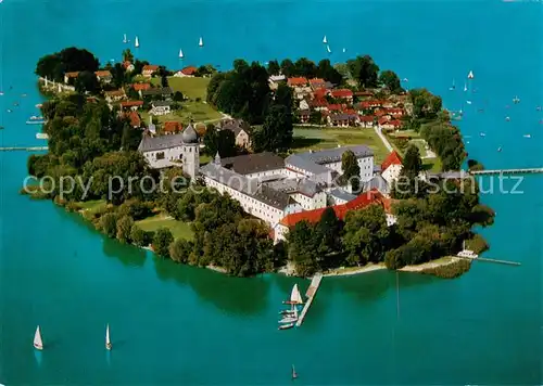 AK / Ansichtskarte Fraueninsel_Chiemsee Abtei Frauenwoerth Fraueninsel Chiemsee