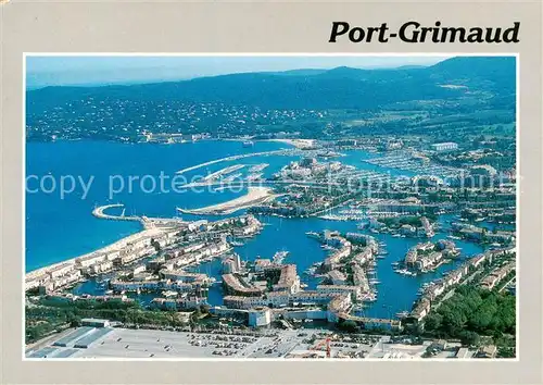 AK / Ansichtskarte Port_Grimaud Cite lacustre vue aerienne Port Grimaud