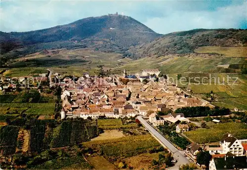 AK / Ansichtskarte Saint Hippolyte_Haut Rhin Hotel Restaurant Munsch Aux Ducs de Lorraine vue aerienne Saint Hippolyte Haut Rhin