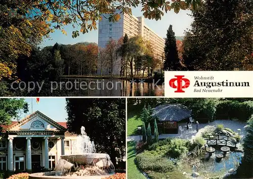 AK / Ansichtskarte Bad_Neuenahr Ahrweiler Wohnstift Augustinum Brunnen Parkanlagen Bad_Neuenahr Ahrweiler