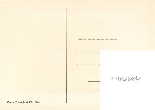 AK / Ansichtskarte Postkarte_auf_Ak Schweiz Rayon II Postkarte_auf_Ak