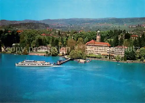 AK / Ansichtskarte Dampfer_Binnenschifffahrt Bad Schachen am Bodensee 