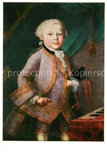 AK / Ansichtskarte Mozart_Wolfgang_Amadeus Im Galakleide 