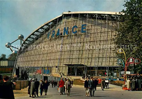 AK / Ansichtskarte Exposition_Universelle_Bruxelles_1958 Pavilon France 