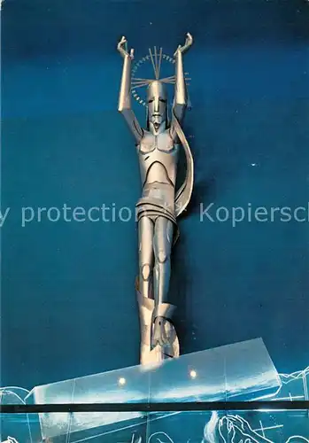 AK / Ansichtskarte Exposition_Universelle_Bruxelles_1958 Pavilon des Heiligen Stuhles Die Auferstehung 