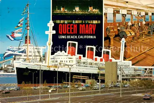 AK / Ansichtskarte Dampfer_Oceanliner Queen Mary California 