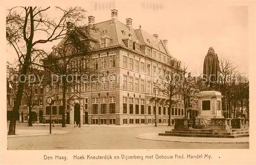 AK / Ansichtskarte Den_Haag_La_Haye_NL Hoek Kneuterdijk en Vijverberg Gebouw Ned. Handel My 