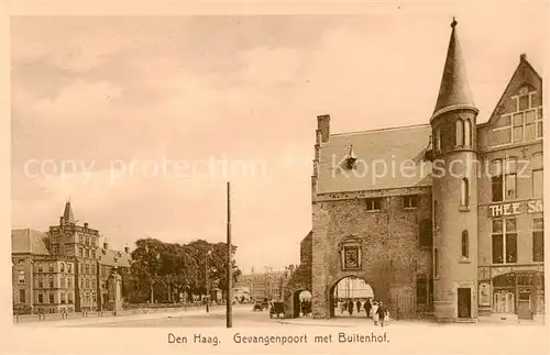 AK / Ansichtskarte Den_Haag_La_Haye_NL Gevangenpoort met Buitenhof 