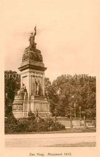 AK / Ansichtskarte Den_Haag_La_Haye_NL Monument 1813 Denkmal 