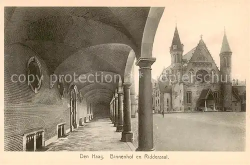 AK / Ansichtskarte Den_Haag_La_Haye_NL Binnenhof en Ridderzaal 