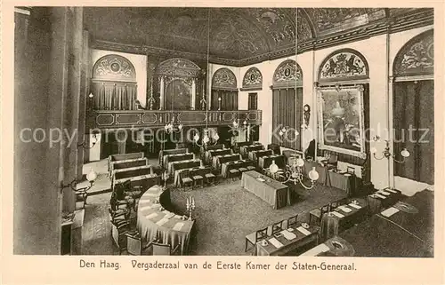 AK / Ansichtskarte Den_Haag_La_Haye_NL Vergaderzaal van de Eerste Kamer der Staten Generaal 