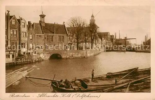 AK / Ansichtskarte Rotterdam Albraechts Kolk Delftshaven Rotterdam