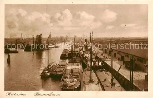 AK / Ansichtskarte Rotterdam Binnenhaven Rotterdam