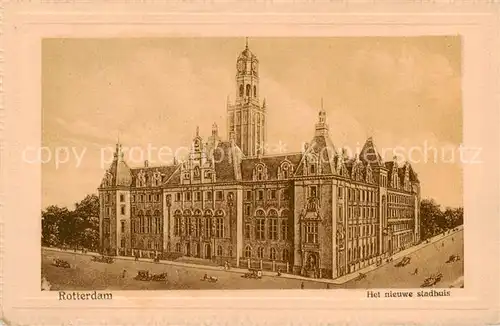 AK / Ansichtskarte Rotterdam Het nieuwe stadhuis Rotterdam