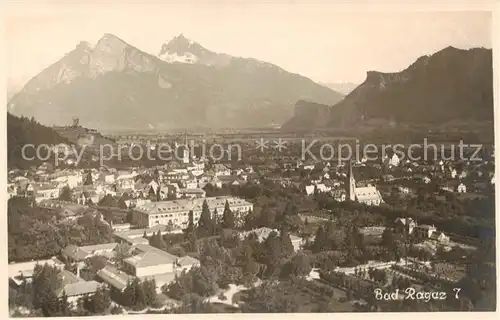 AK / Ansichtskarte Bad_Ragaz_Ragatz_SG Gesamtansicht 