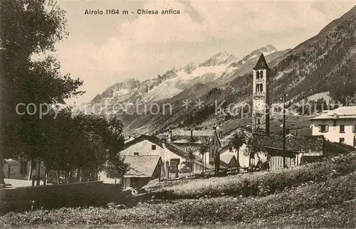 AK / Ansichtskarte Airolo_TI Chiesa antica 