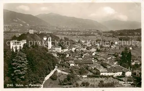 AK / Ansichtskarte Stabio_TI Panorama   Feldpost 