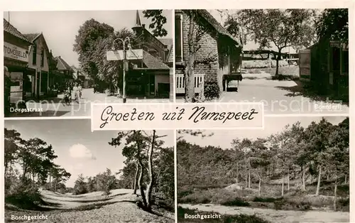 AK / Ansichtskarte Nunspeet_NL Dorpsstraat . Boschgezicht   Boerderij 