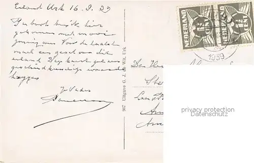 AK / Ansichtskarte Urk_NL Panorama 