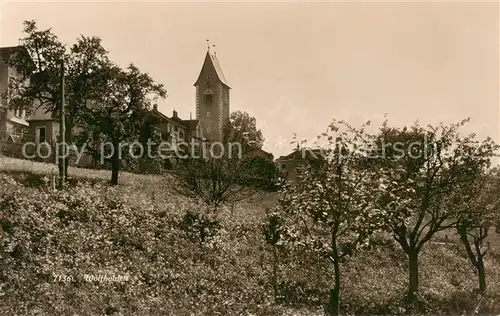 AK / Ansichtskarte Wolfhalden_AR Teilansicht m. Kirche Wolfhalden AR