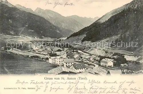 AK / Ansichtskarte St_Anton_Arlberg_AT Gesamtansicht Panorama 