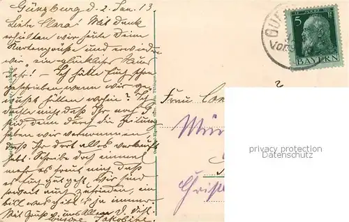 AK / Ansichtskarte Guenzburg Teilansicht Guenzburg