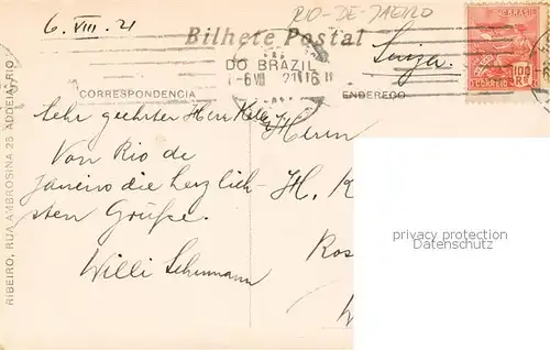 AK / Ansichtskarte Rio_de_Janeiro Avenida do Mangue Rio_de_Janeiro