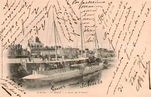 AK / Ansichtskarte St Malo_35 Segelboot  