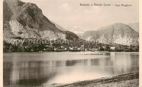 AK / Ansichtskarte  Baveno_Lago_Maggiore_IT Baveno e Monte Leone 