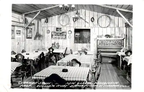 AK / Ansichtskarte  New_Glarus_Wisconsin_USA Glarner Stube Innenansicht 