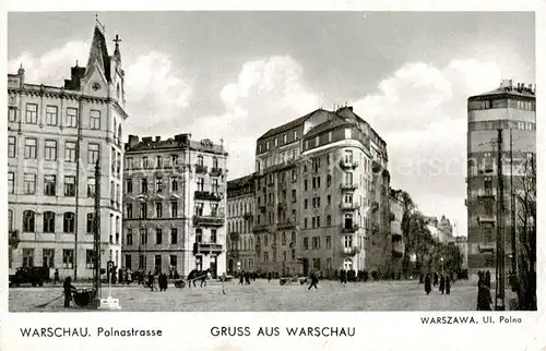 AK / Ansichtskarte 73794159 Warschau_Masowien Polnastrasse Warschau Masowien