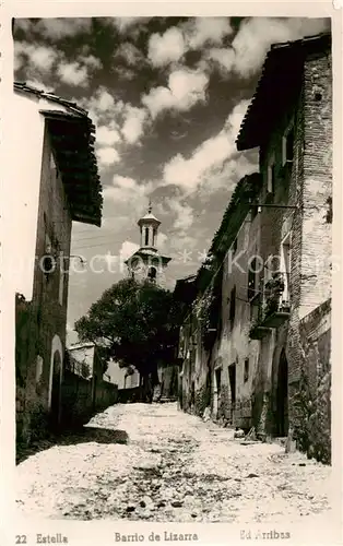 AK / Ansichtskarte  Estella-Lizarra_ES Barrio de Lizarra 