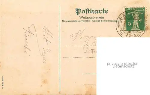 AK / Ansichtskarte Basel_BS Bundesbahnhof m. Strassenbahn Basel_BS