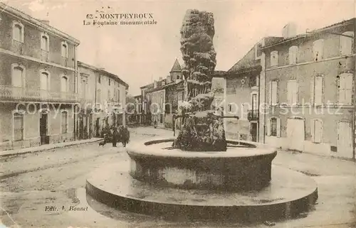 AK / Ansichtskarte Montpeyroux_34_Herault LA Fontaine monumentale 