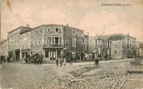 AK / Ansichtskarte Chateau Salins_57_Moselle Teilansicht Strasse 