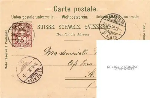 AK / Ansichtskarte Basel_BS Rheinbruecke Basel_BS