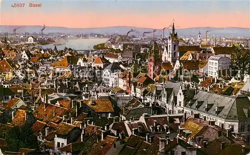 AK / Ansichtskarte Basel_BS Teilansicht Feldpost Basel_BS