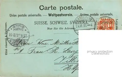 AK / Ansichtskarte Basel_BS Spalentor Basel_BS