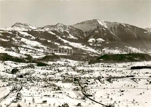 AK / Ansichtskarte Kaltbrunn_SG Fliegeraufnahme im Winter 