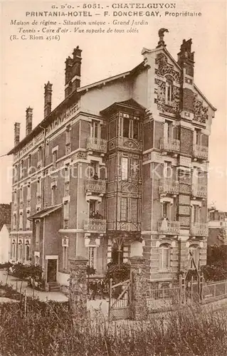 AK / Ansichtskarte Chatelguyon_63 Printania Hotel Aussenansicht 