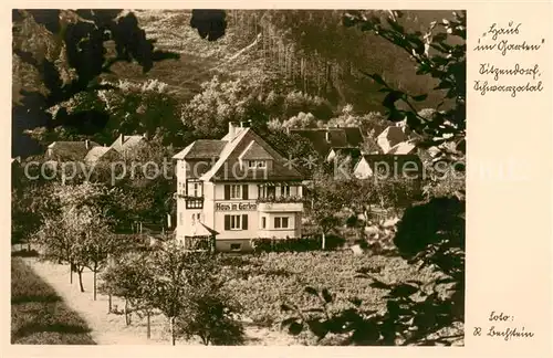 AK / Ansichtskarte  Sitzendorf_Thueringen Hotel Haus im Garten Aussenansicht Sitzendorf Thueringen