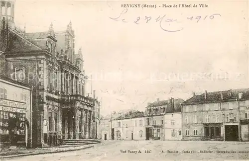 AK / Ansichtskarte Revigny_55 sur Ornain Place de l Hotel de Ville 