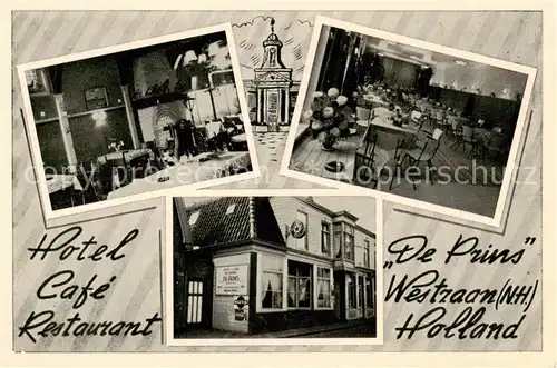 AK / Ansichtskarte  Westzaan Hotel-Cafe De Prins Westzaan