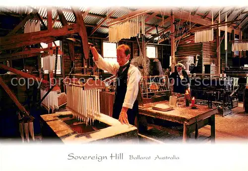 AK / Ansichtskarte  Handarbeit Sovereign Hill Ballarat Australia 