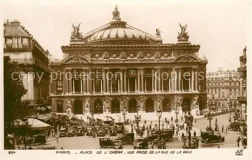 AK / Ansichtskarte  Foto_AN_Paris_(Noyer)_Nr. 234 Paris Place de lopera Foto_AN_Paris_(Noyer)_Nr.