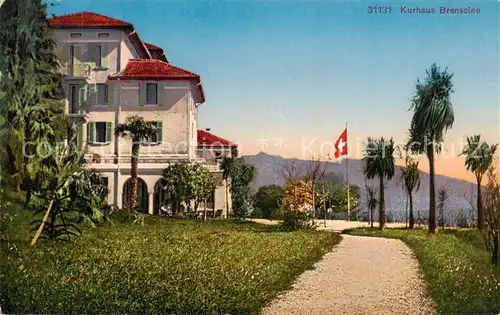 AK / Ansichtskarte Brenscino_Brissago_Lago_Maggiore_TI Kurhaus Brenscino Aussenansicht 