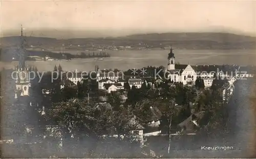 AK / Ansichtskarte Kreuzlingen_Bodensee Panorama m. See Kreuzlingen Bodensee