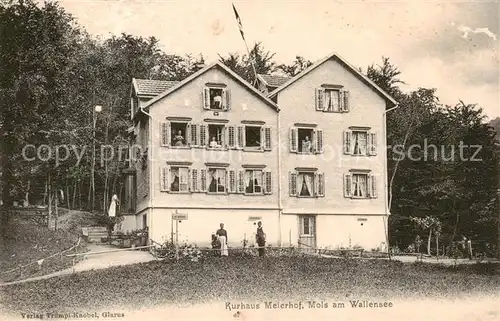 AK / Ansichtskarte Mols__Walensee_SG Kurhaus Meierhof Aussenansicht 